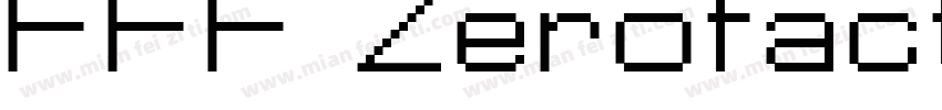 FFF Zerofactor Exten字体转换